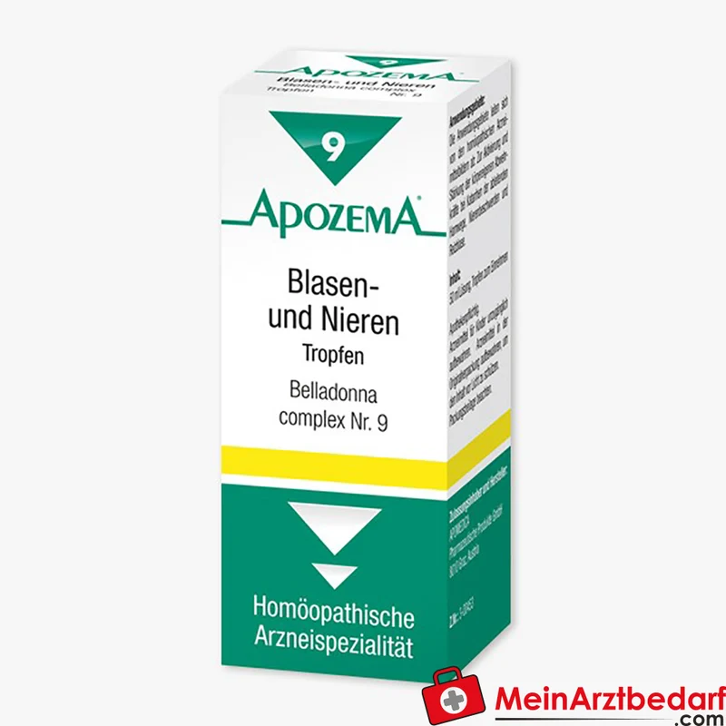 Apozema Blasen- & Nieren-Tropfen Nr.9 Homöopathie 50 ml