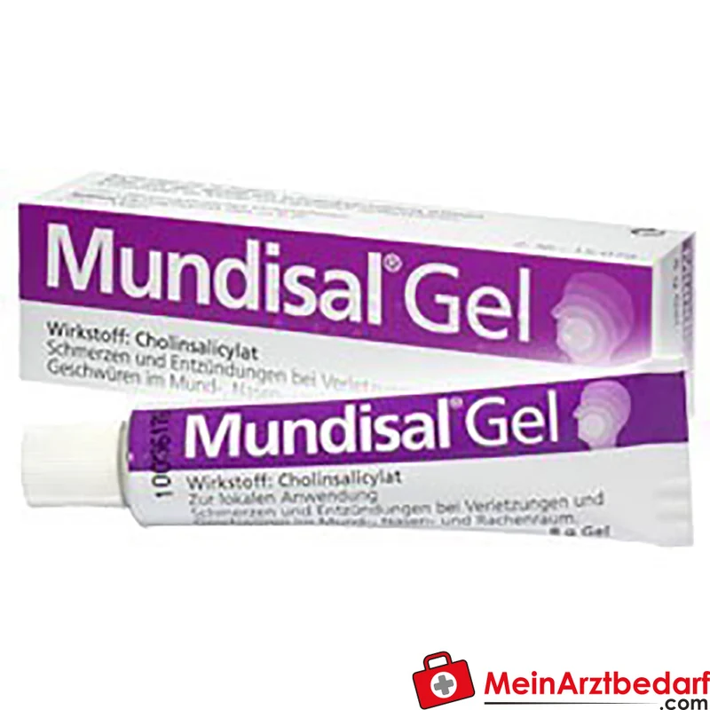 MUN02 Mundisal Gel 8 g schmerzlindernd und entzündungshemmend für Mund und Rachen