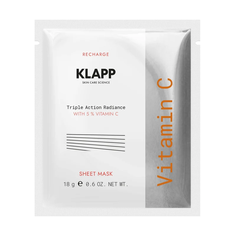 KLAPP Vitamin C Triple Action Radiance Sheet Mask
