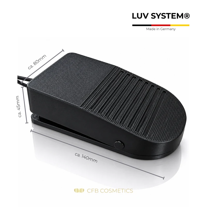 LUV System® Fußpedal – Silent Food Pedal 3S - Made in Germany