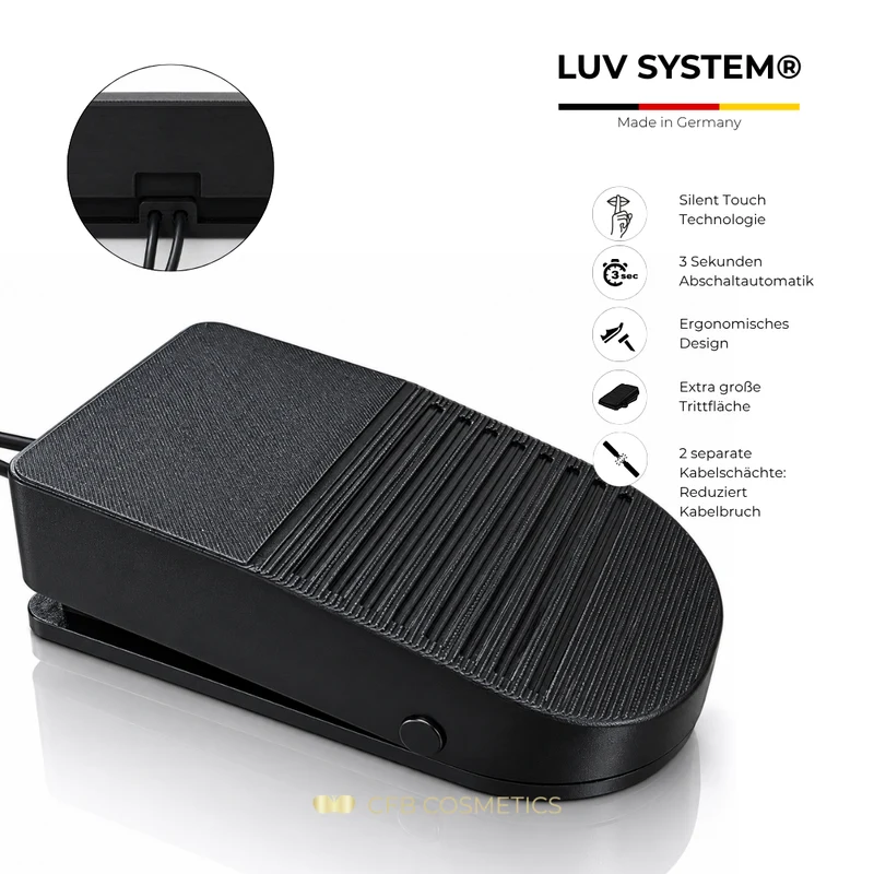 LUV System® Kopflampe Fixed UV LED – 7 UV LED Lichtfarben – Made in Germany