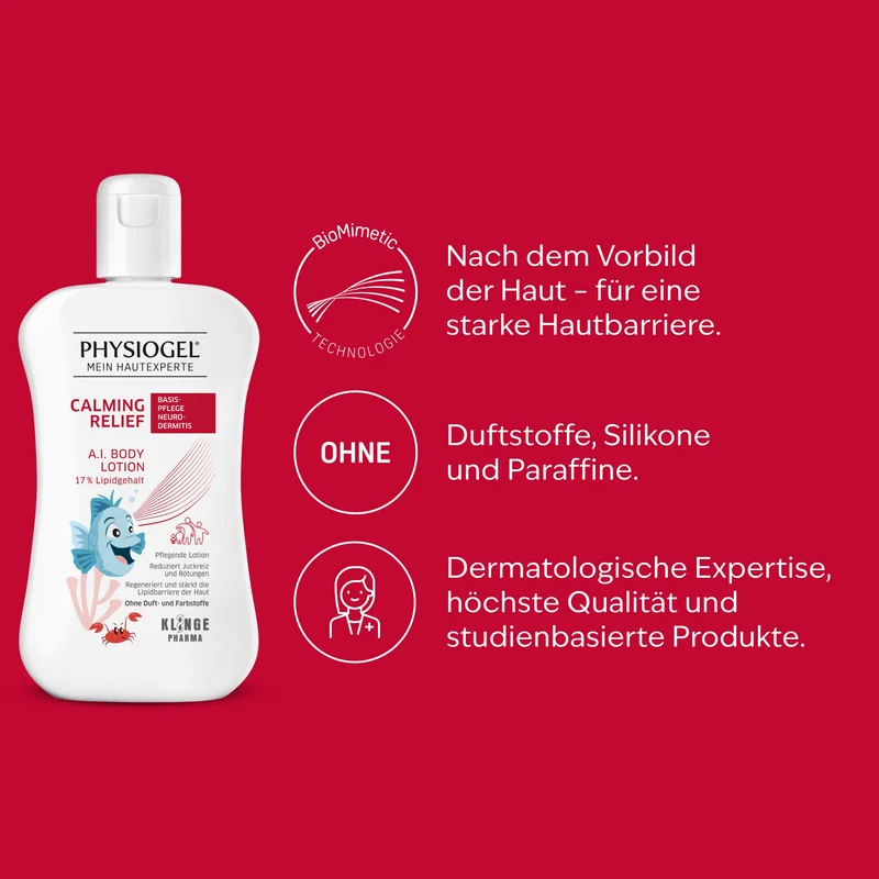Calming Relief A.I. Body Lotion Kinder-Edition
