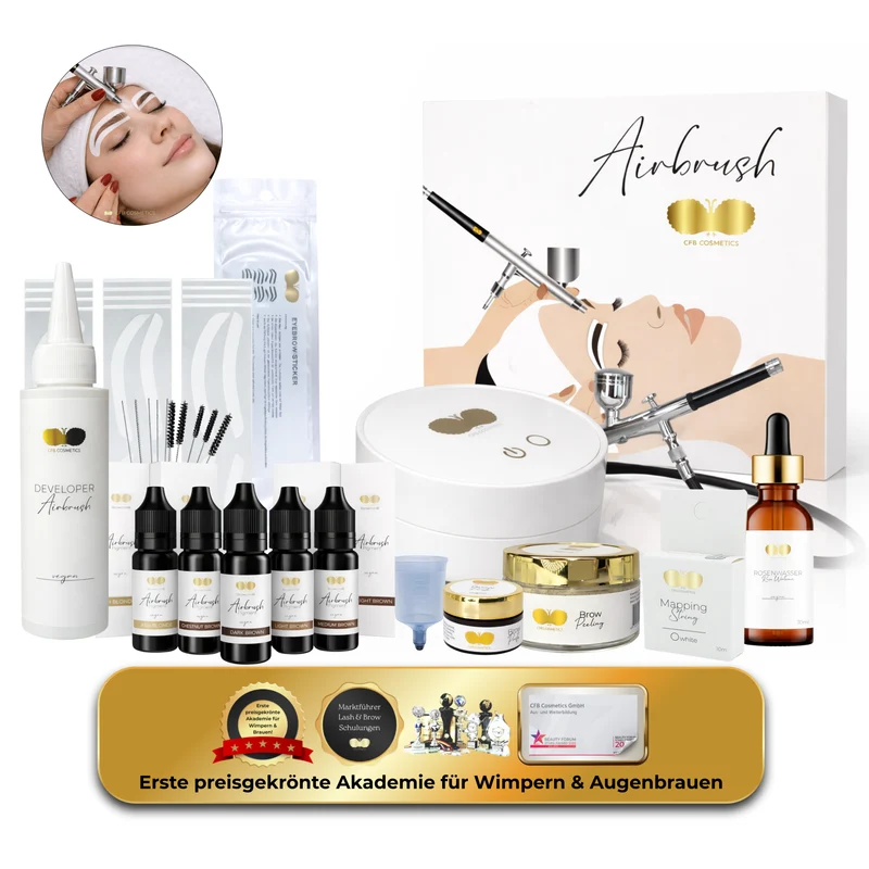 Airbrush Brows Starter Set für professionelle Augenbrauen CFB Cosmetics®