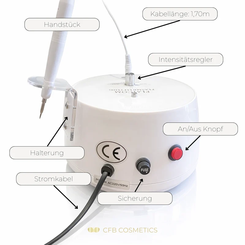 PlasCom® Plasma Pen Gerät für Hautstraffung & Verjüngung CFB Cosmetics®