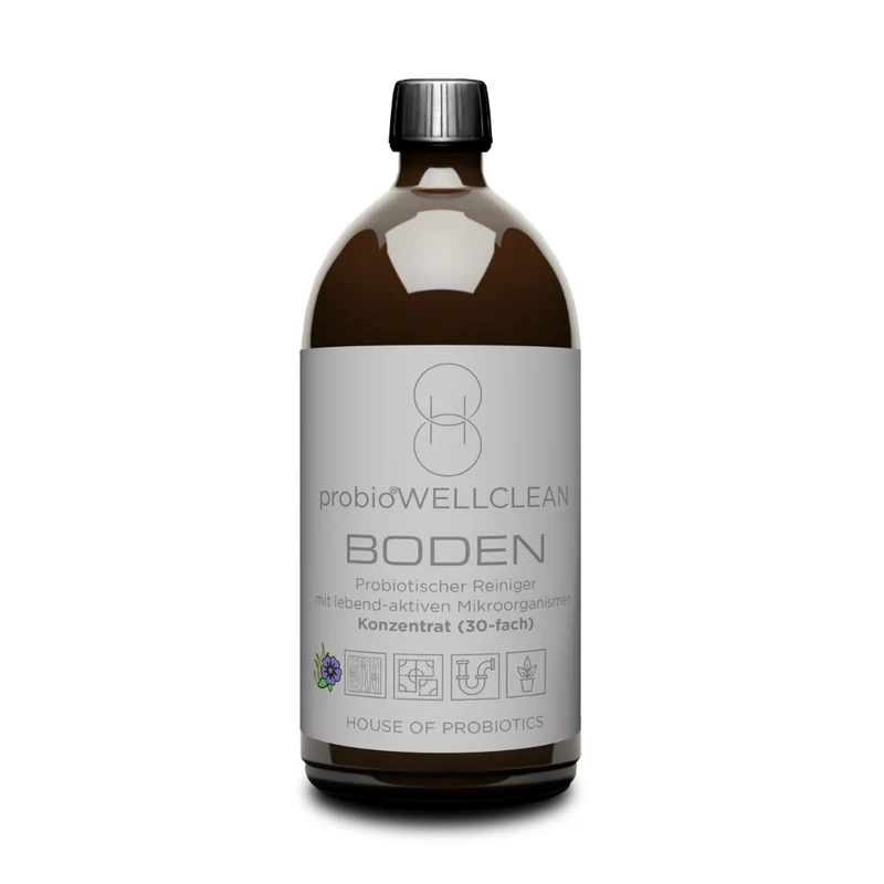 probioWELLCLEAN Boden Reiniger mit probiotischen Mikroorganismen 1l