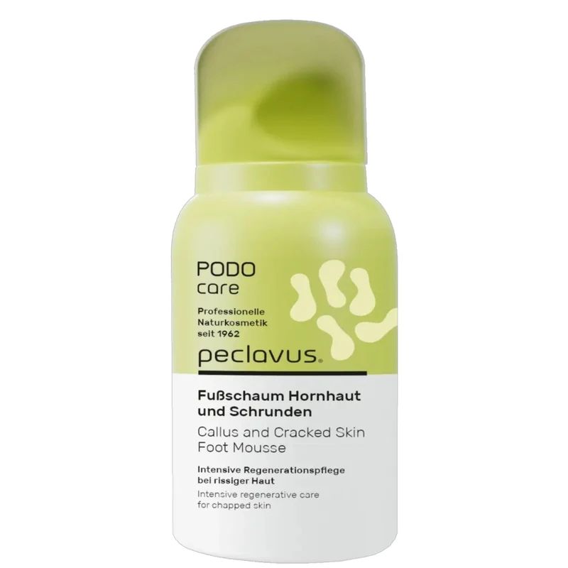 peclavus PODOcare Fußschaum Hornhaut und Schrunden, rissige Haut 35 ml
