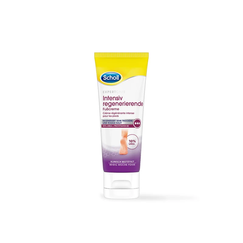 Scholl Intensiv regenerierende Fusscreme mit 10% Urea 75ml - Für sehr trockene und rissige Haut