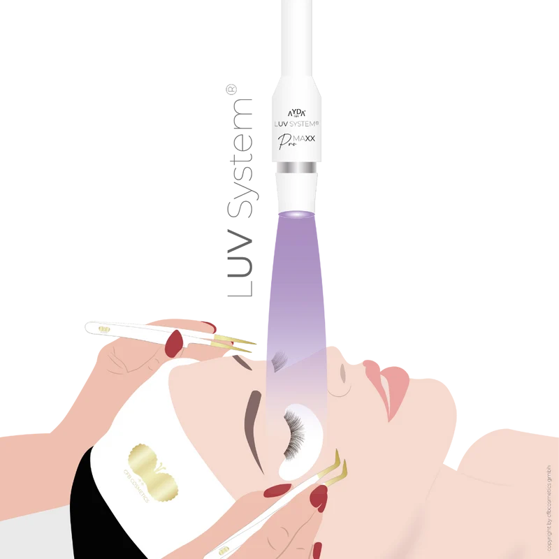 UV Lampe Wimpernverlängerung | PRO MAXX | 6 Watt | Beste UV LAMPE | LUV System®