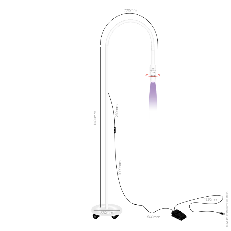 UV Lampe Wimpernverlängerung | PRO MAXX | 6 Watt | Beste UV LAMPE | LUV System®