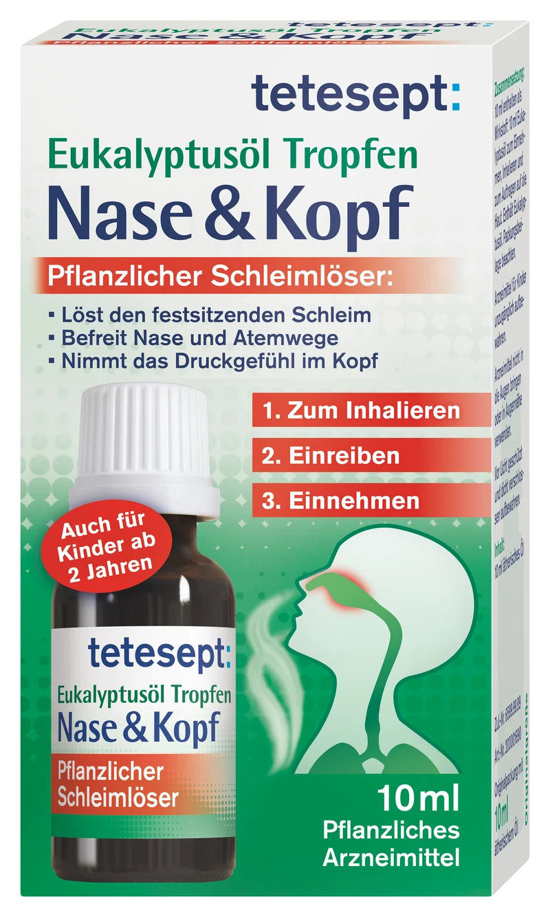 Eukalyptusöl Tropfen Nase & Kopf