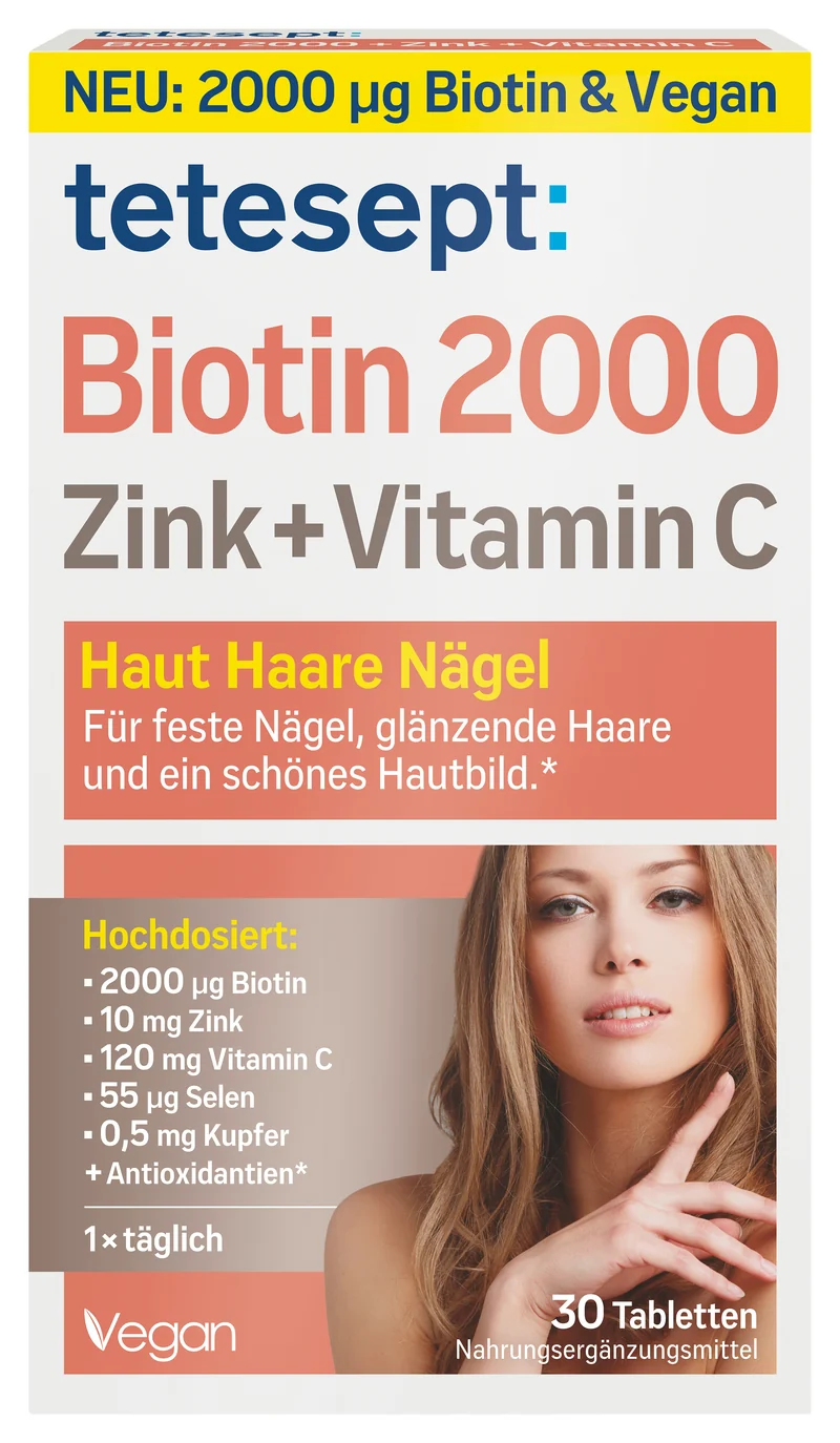 Biotin 2000 + Zink + Vitamin C