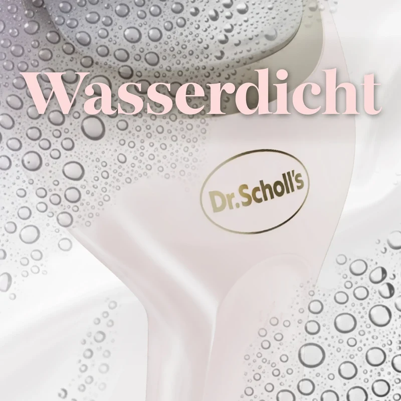 Dr. Scholl’s Pedi Perfect Wasserdichter, Wiederaufladbarer, Elektrischer Hornhautentferner mit x2 Rollenköpfen