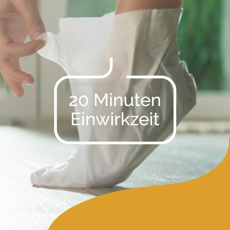 Scholl ExpertCare Intensiv pflegende Fussmaske in Socken – Nährende Maske mit 3 wertvollen Ölen
