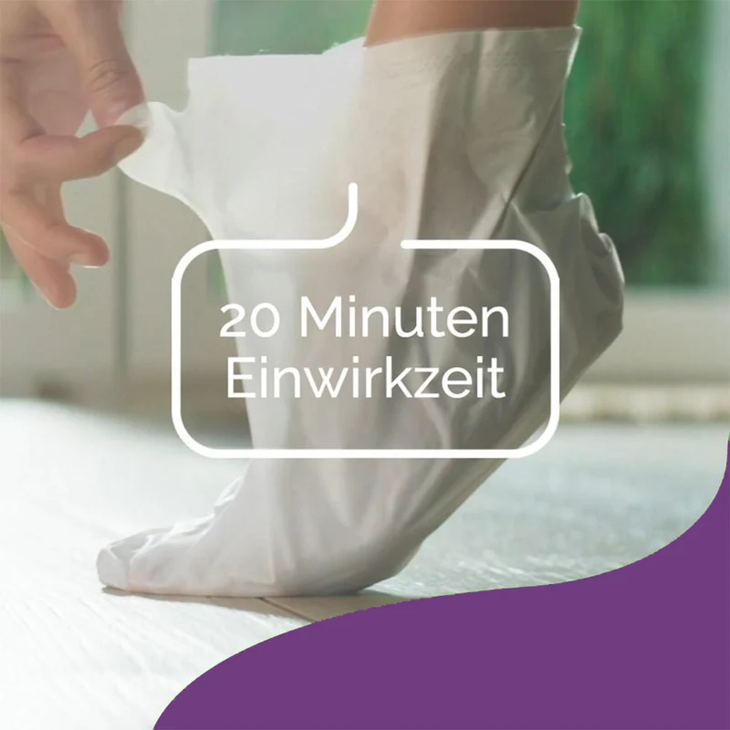 Scholl ExpertCare Intensiv pflegende Fussmaske in Socken – Enstpannende Maske mit Lavendelöl