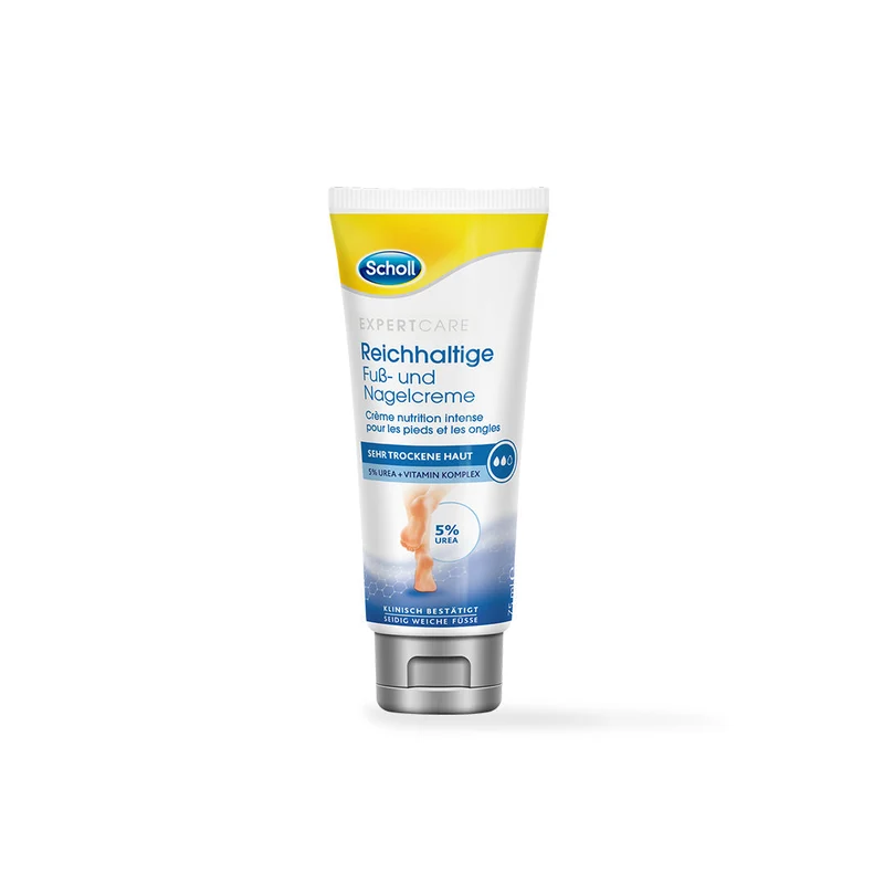 Scholl Reichhaltige Fuss- und Nagelcreme 75ml - Für raue Füsse