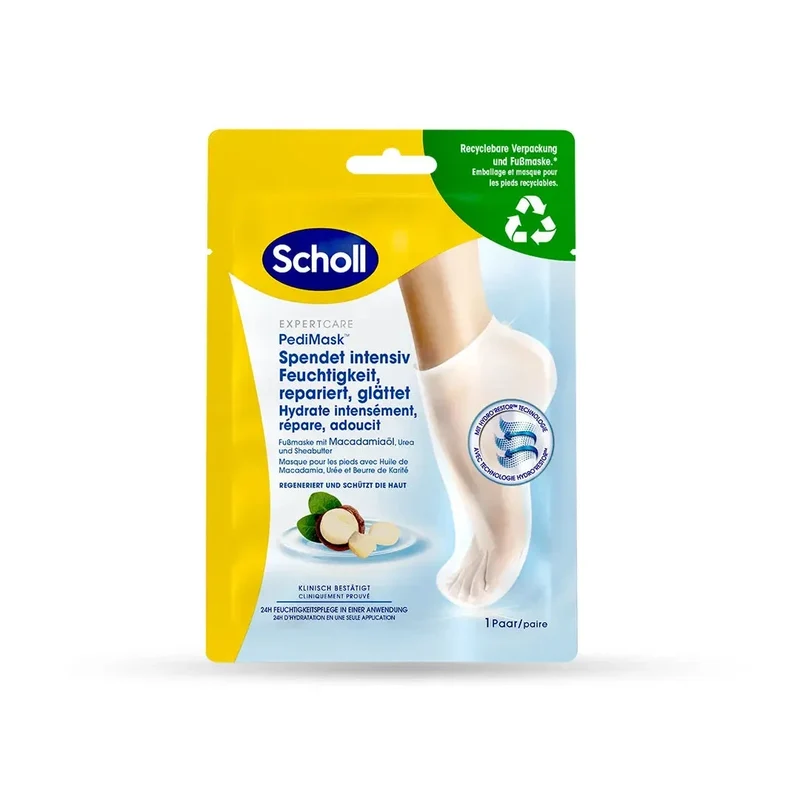 Scholl Expert Care Intensiv pflegende Fussmaske in Socken