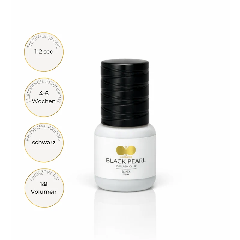 Wimpernkleber BLACK PEARL Wimpernverlängerung | Doppelpack