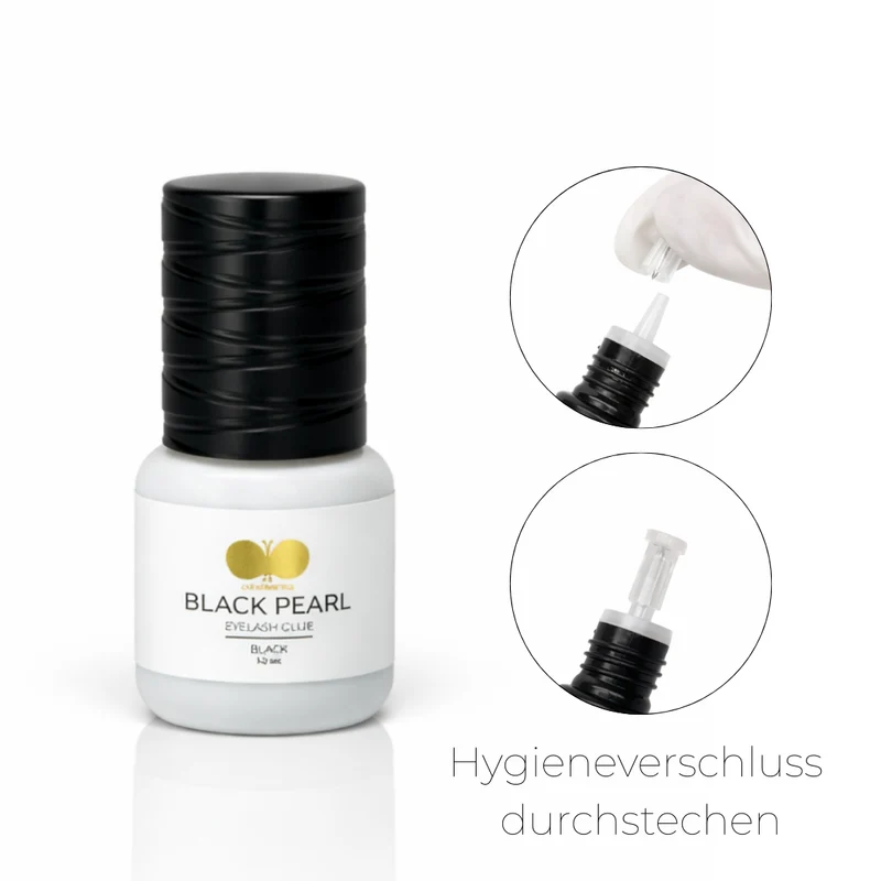 Wimpernkleber BLACK PEARL Wimpernverlängerung | Doppelpack