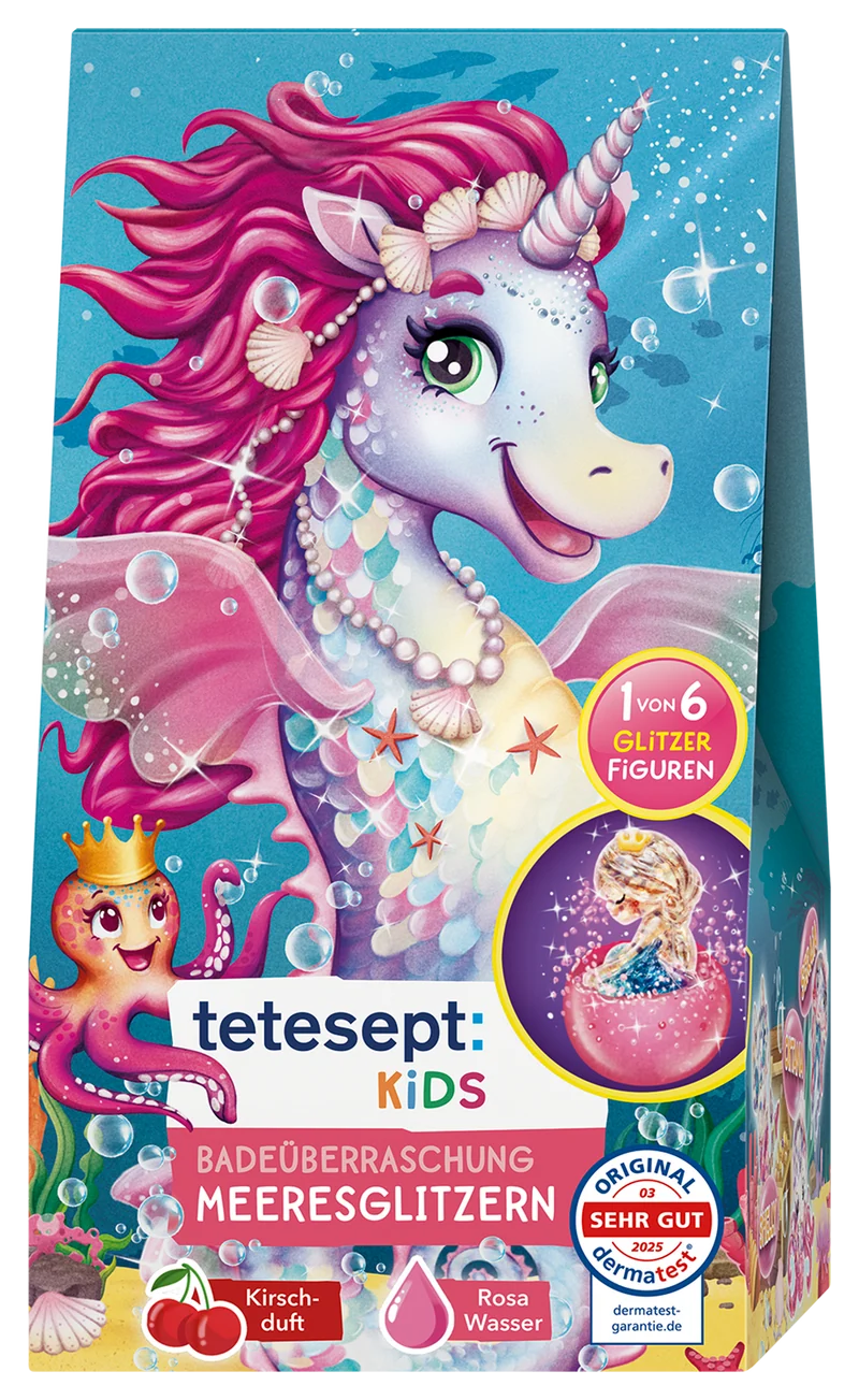 Badeüberraschung Meeresglitzern