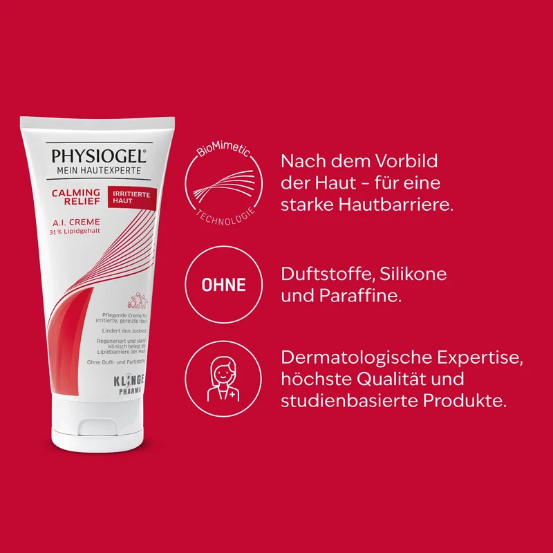 Calming Relief Pflegeroutine bei irritierter Haut