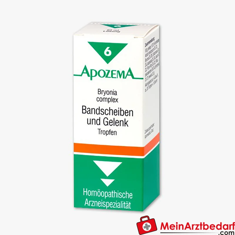 Apozema Bandscheiben- und Gelenk-Tropfen 50 ml homöopathisch bei Rücken- und Gelenkschmerzen