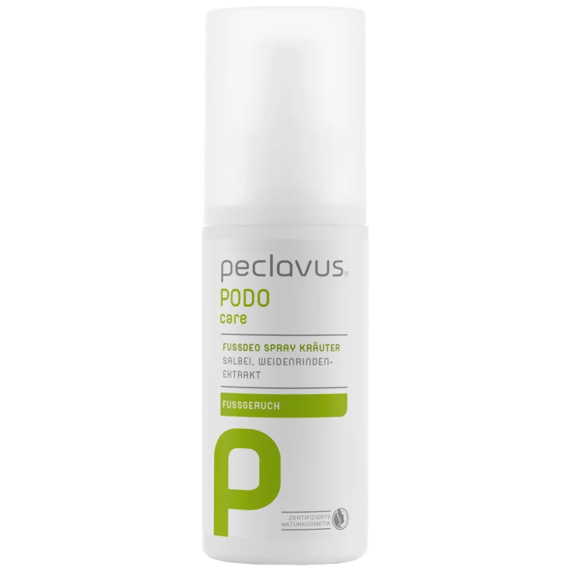 peclavus PODOcare Fußspray Kräuterfrische, schwitzende Haut, 150 ml