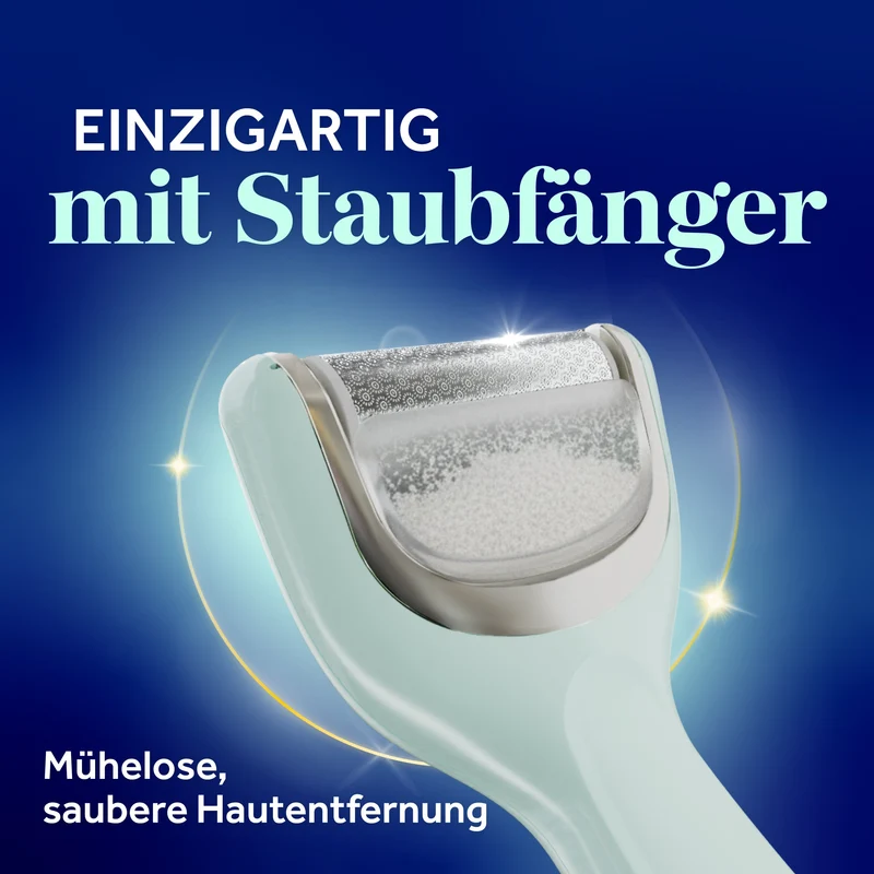 Dr. Scholl’s Pedi Perfect Pro Wasserdichter, Wiederaufladbarer, Elektrischer Fußhornhautentferner mit x3 Rollenköpfen