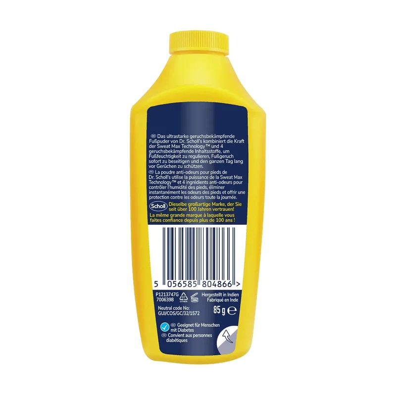 Dr. Scholl’s Ultra Geruchsstopp Fußpuder mit Sweat Max Technologie