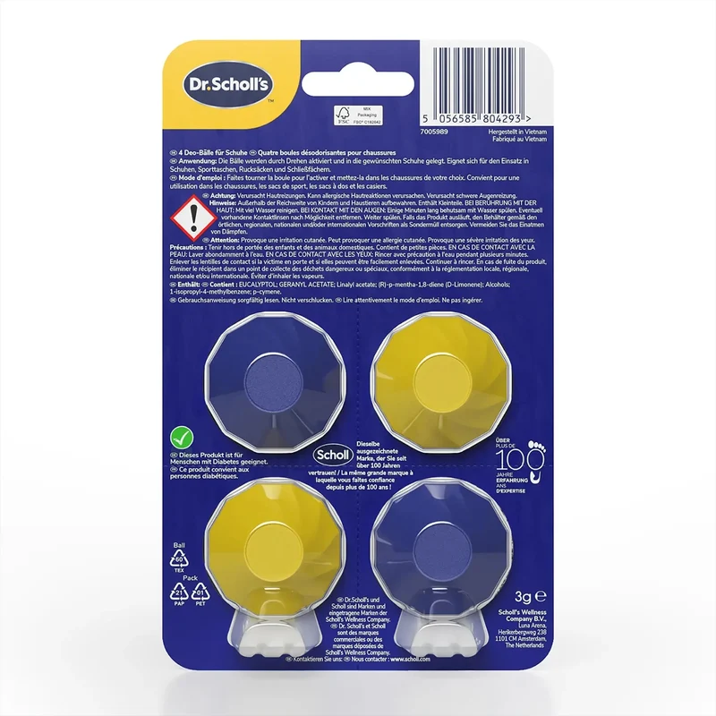 Dr. Scholl’s Schuh Deo Bälle