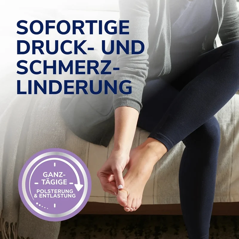 Dr. Scholl’s Hallux-Valgus Druckschutz mit Hydrogel Technologie, 5 Stück