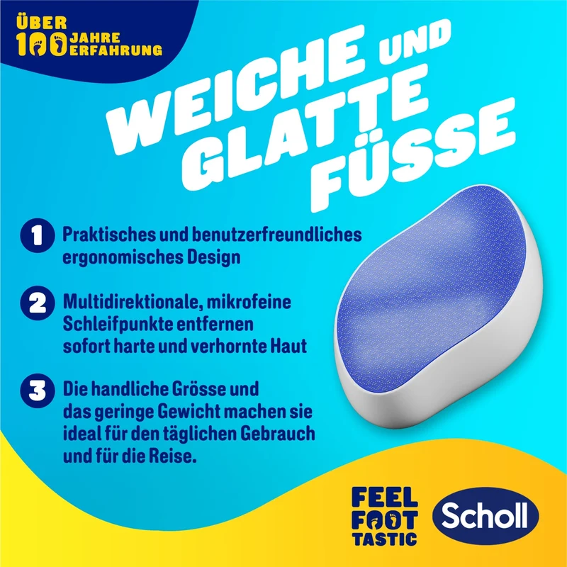 Scholl ExpertCare Fussfeile, Harthautentferner für Füsse