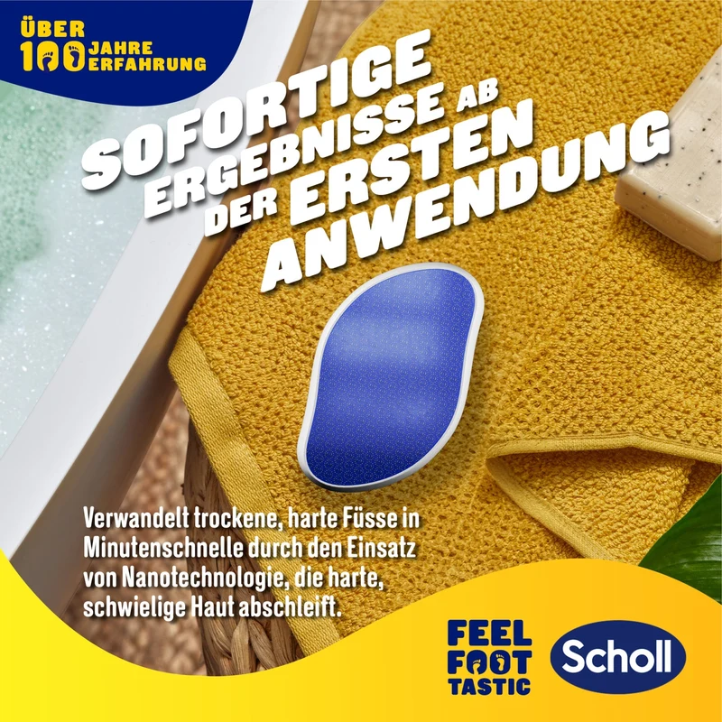 Scholl ExpertCare Fussfeile, Harthautentferner für Füsse