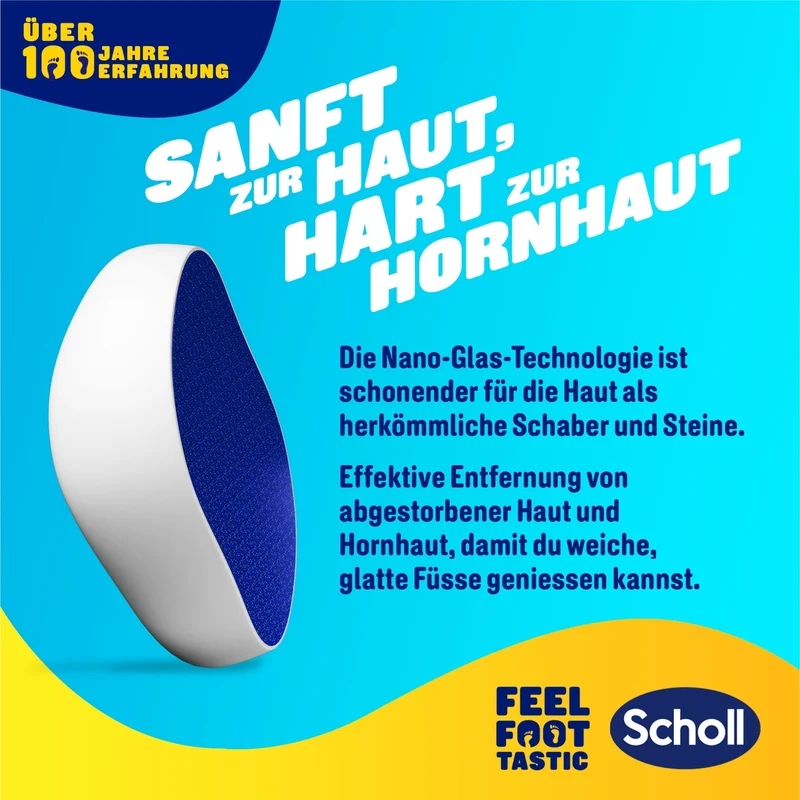 Scholl ExpertCare Fussfeile, Harthautentferner für Füsse