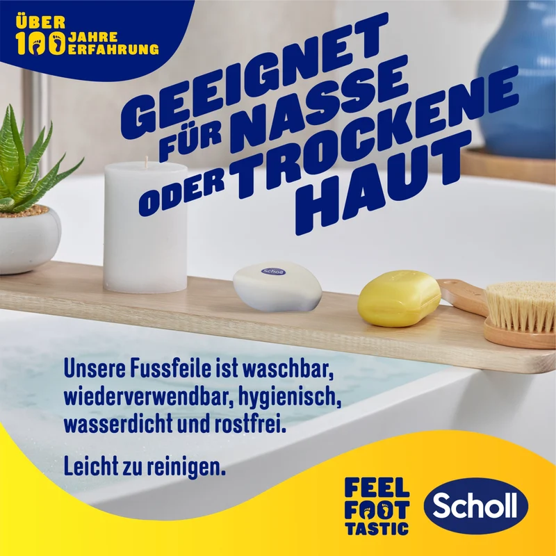 Scholl ExpertCare Fussfeile, Harthautentferner für Füsse