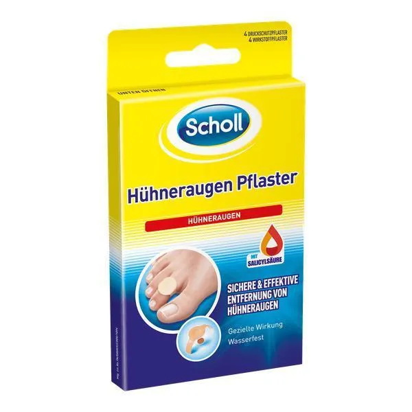 Scholl Hühneraugenpflaster zum Hühneraugen Entfernen