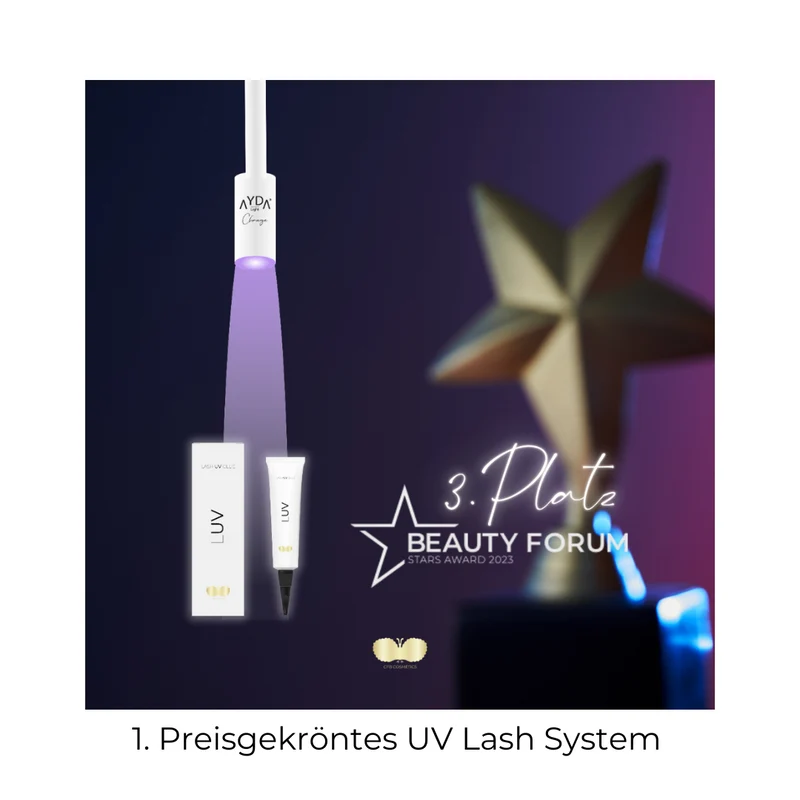 UV Lampe Wimpernverlängerung | CHANGE | UV-LED Violett & White | BESTSELLER | LUV System®