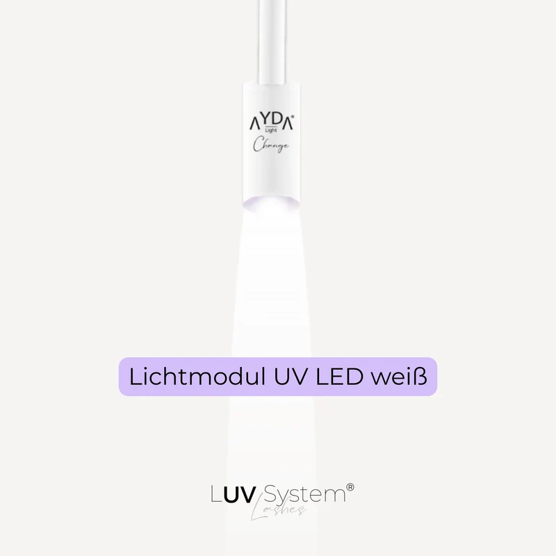 UV Lampe Wimpernverlängerung | CHANGE | UV-LED Violett & White | BESTSELLER | LUV System®