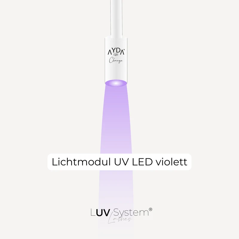 UV Lampe Wimpernverlängerung | CHANGE | UV-LED Violett & White | BESTSELLER | LUV System®
