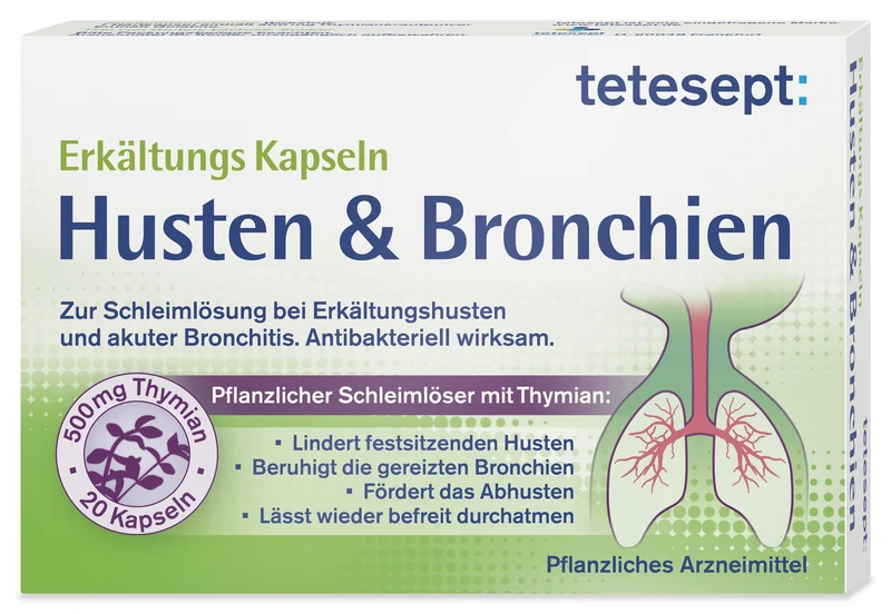 Erkältungs Kapseln Husten & Bronchien