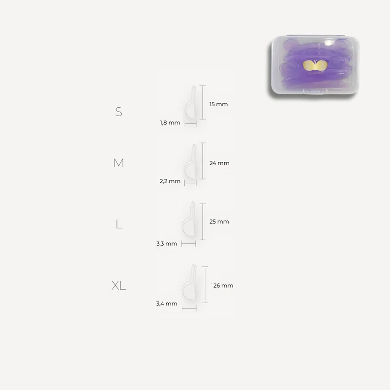 Lash Lifting Silikonpads | lila | selbstklebend | CFB Cosmetics®