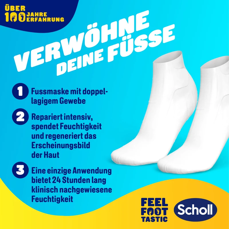 ExpertCare Fussmaske mit Manuka-Honig