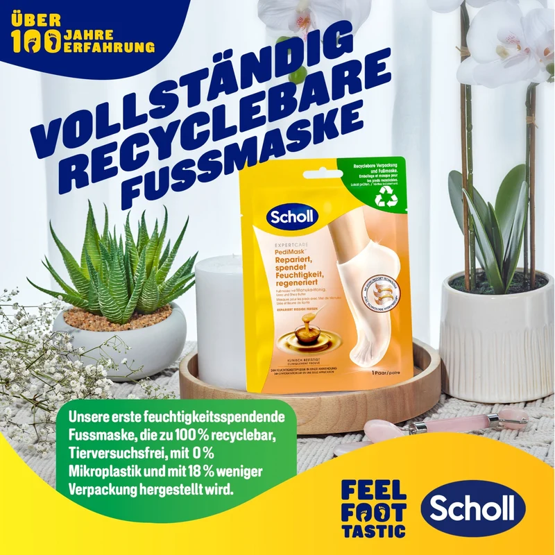 ExpertCare Fussmaske mit Manuka-Honig