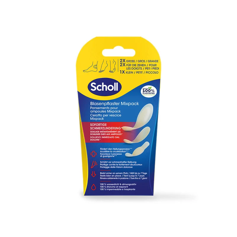 Scholl Transparente Blasen Pflaster Mix