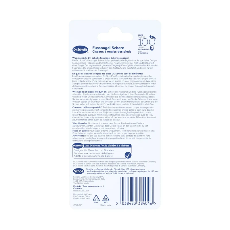 Dr. Scholl's Fussnagel Schere