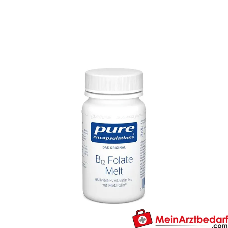 Pure Encapsulations B12 Folate Melt Methylcobalamin 1000 µg Calcium‑L‑Methylfolat 400 µg Lutschtabletten 90 St.