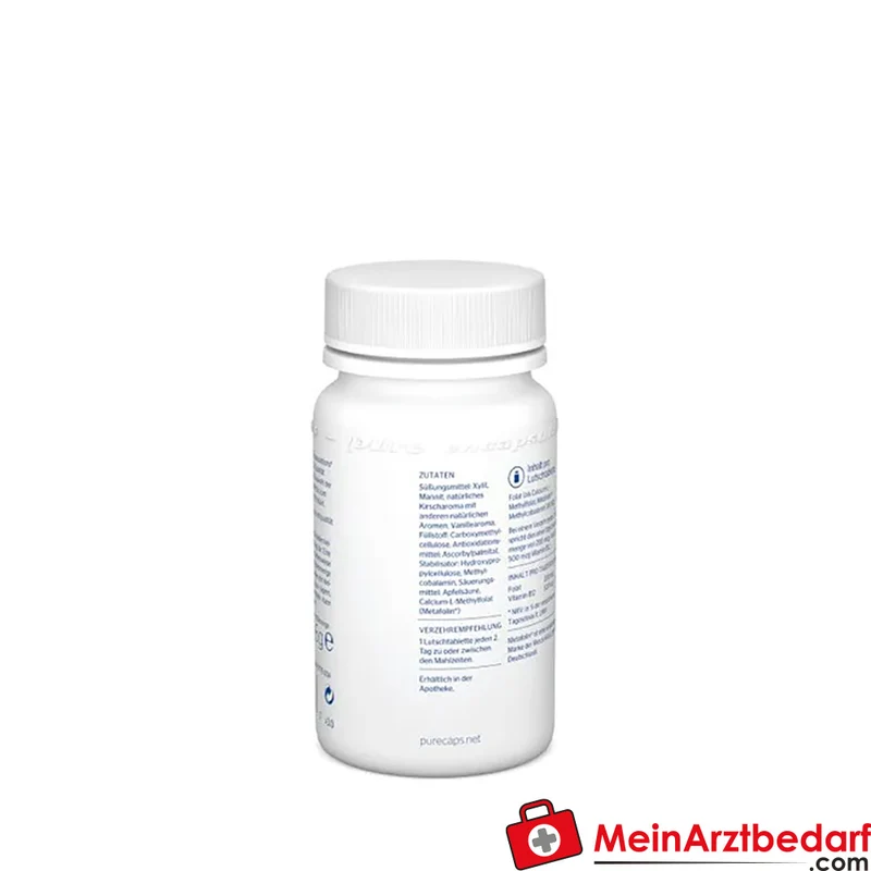 Pure Encapsulations B12 Folate Melt Methylcobalamin 1000 µg Calcium‑L‑Methylfolat 400 µg Lutschtabletten 90 St.