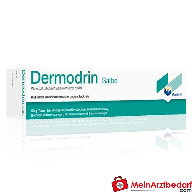 Montavit Dermodrin Salbe 20 g, Diphenhydraminhydrochlorid 20 mg/g gegen Juckreiz & lokale Hautschmerzen