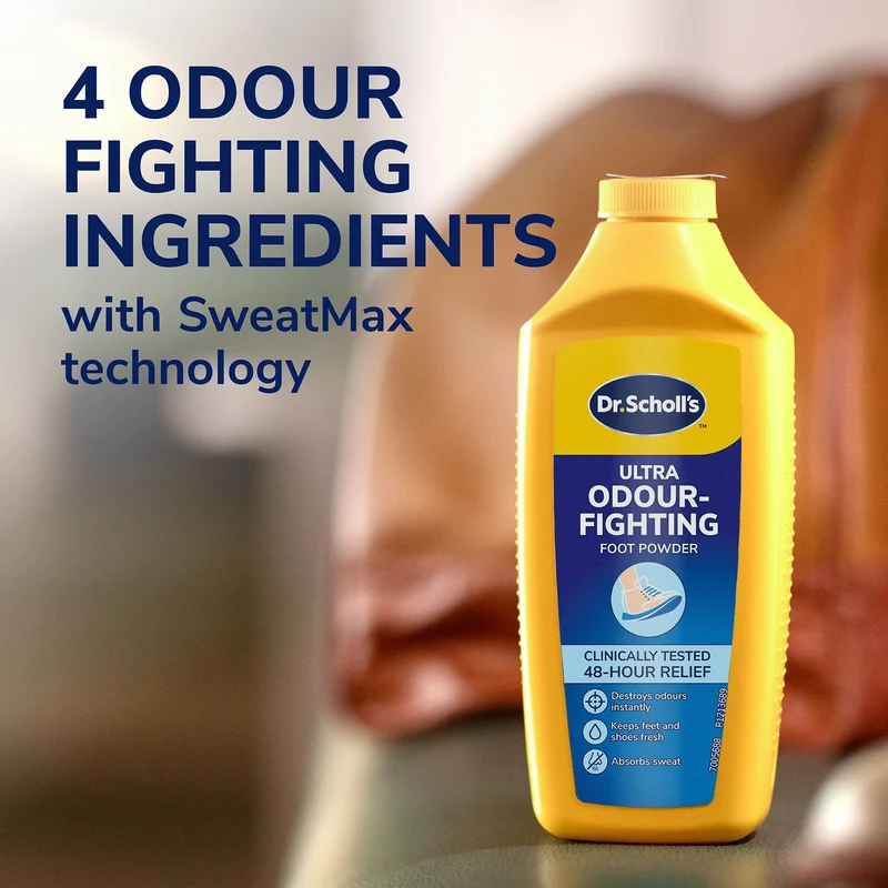 Ultra Odour-Fighting Foot Powder with Sweat Max Technology