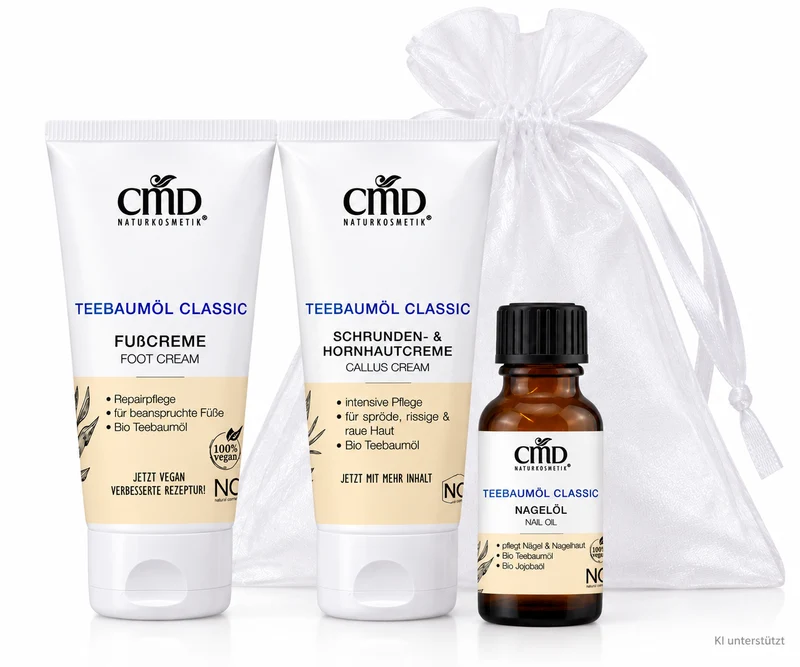 CMD Teebaumöl Classic Weihnachts-Fußpflege-Set