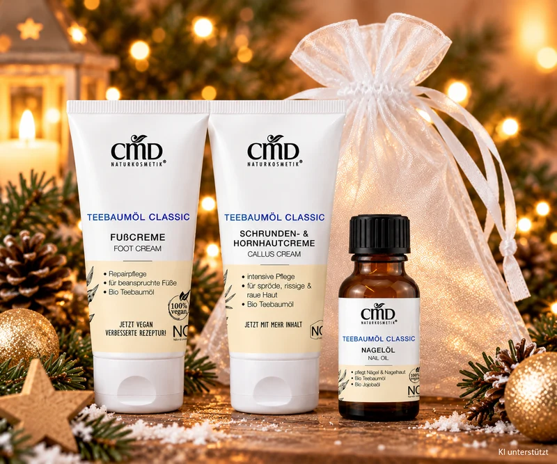 CMD Teebaumöl Classic Weihnachts-Fußpflege-Set